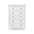 Cômoda 6 Gavetas Madeira Maciça Branca Nest Branco