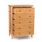 Cômoda 6 Gavetas Madeira Maciça Nest Carvalho