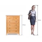 Cômoda 6 Gavetas Madeira Maciça Nest Carvalho