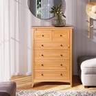 Cômoda 6 Gavetas Madeira Maciça Nest Carvalho