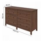 Cômoda 6 Gavetas Maggiore Imbuia Soft