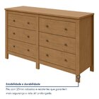 Cômoda 6 Gavetas Maggiore New  Amêndoa Clean
