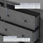 Cômoda 6 Gavetas Maggiore New  Amêndoa Clean