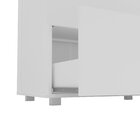 Cômoda 6 Gavetas Merlot  Branco