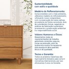 Cômoda 6 Gavetas Oiti Cabecasa Madeiraoriginals Marrom