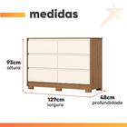 Cômoda 6 Gavetas Palma Henn