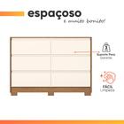 Cômoda 6 Gavetas Palma Henn