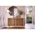 Cômoda 6 Gavetas Preto Fosco 3003 - Genialflex