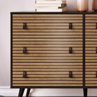 Cômoda 6 Gavetas Preto Fosco 3003 - Genialflex