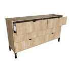 Cômoda 6 Gavetas Queens Falkk Branco