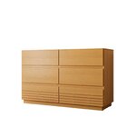 Cômoda 6 Gavetas Samambaia Cabecasa Madeiraoriginals Carvalho