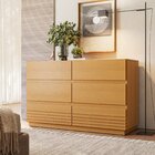 Cômoda 6 Gavetas Samambaia Cabecasa Madeiraoriginals Carvalho