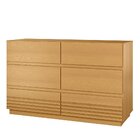 Cômoda 6 Gavetas Samambaia Cabecasa Madeiraoriginals Carvalho