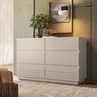 Cômoda 6 Gavetas Samambaia Cabecasa Madeiraoriginals Off White