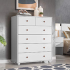 Cômoda 6 Gavetas Vittoria -  Albatroz Móveis - Branco Fosco