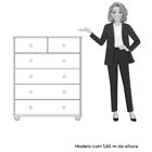 Cômoda 6 Gavetas Vittoria Albatroz