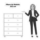 Cômoda 6 Gavetas Vittoria Albatroz