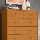 Cômoda 6 Gavetas Vittória Cinamomo Com Pés Albatroz