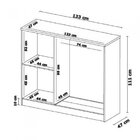 Cômoda 7 Gavetas 1 Porta Aurora Demóbile