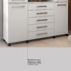 Cômoda 7 Gavetas 2 Portas Com Rodízios London Demóbile