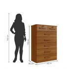 Cômoda 7 Gavetas Barcelona  Benetil Cinamomo