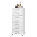 Cômoda 7 Gavetas Grécia - Branco