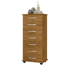 Cômoda 7 Gavetas Grécia Freijó