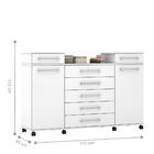 Comoda 7 Gavetas Texas Branco