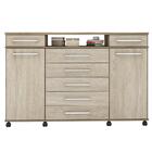 Comoda 7 Gavetas Texas Nogal Vanilla