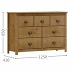 Cômoda 7 Gavetas Topázio - Freijó