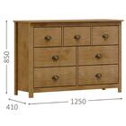 Cômoda 7 Gavetas Topázio - Freijó