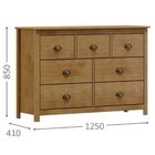 Cômoda 7 Gavetas Topázio - Freijó