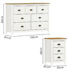 Comoda 7 Gv 02 Mesas De Cabeceira 3 Gv Madeira Maciça Milani