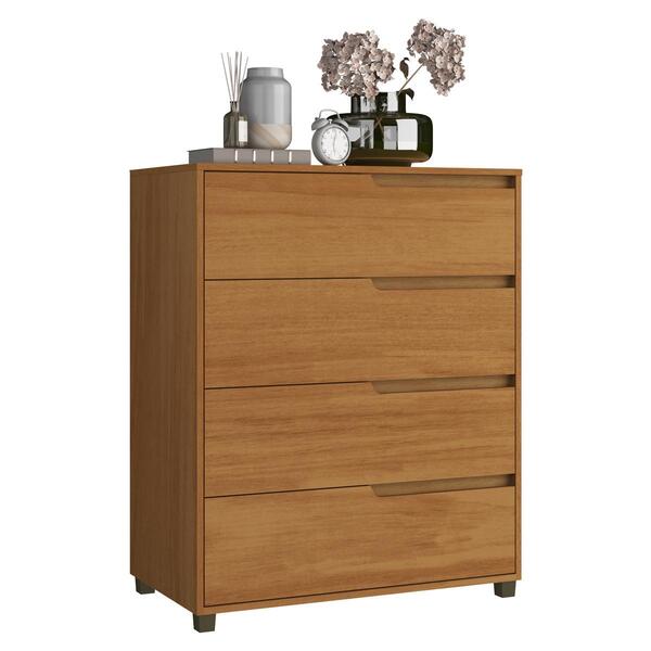 Cômoda 80cm Com 4 Gavetas Multimóveis Cr35243