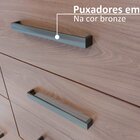 Cômoda 8 Gavetas 100% Mdf Lis Freijó