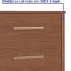 Cômoda 8 Gavetas 100% Mdf Lis Freijó