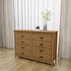 Cômoda 8 Gavetas 125x85cm Topazio Freijo