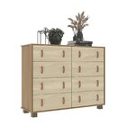 Cômoda 8 Gavetas 136 Cm Abertura Total Helena Xingu/araguaia