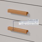 Cômoda 8 Gavetas 2 Portas 118,5x142cm Toronto Amêndoa Clean/o