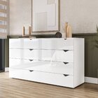 Cômoda 8 Gavetas 83,5cm X 150cm Porto Branco