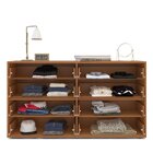 Cômoda 8 Gavetas 83,5x150,1x46 Cm Porto Freijó/azul