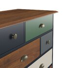 Cômoda 8 Gavetas Azul Color