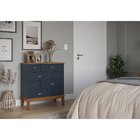 Cômoda 8 Gavetas Azul Petróleo