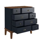 Cômoda 8 Gavetas Azul Petróleo