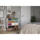 Cômoda 8 Gavetas Branco Color