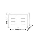 Cômoda 8 Gavetas Co8050 Araplac