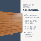 Cômoda 8 Gavetas Com Pés California Benetil