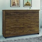 Comoda 8 Gavetas Com Rodizios Jade Amêndoa