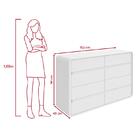 Comoda 8 Gavetas Easy Like  Branco