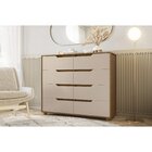 Cômoda 8 Gavetas Em Mdp 136 Cm Doble